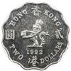 Image 2 : HONG KONG: Elizabeth II, 1952-1997, 2 dollars, 1992. PCGS SP