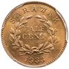 Image 2 : SARAWAK: Charles V. Brooke, 1917-1946, AE 1/2 cent, 1933-H. PCGS SP