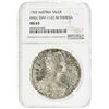 Image 3 : AUSTRIA: Maria Theresa, 1740-1780, AR thaler, Hall, 1765. NGC MS63