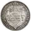 Image 2 : SAXONY: Johann, 1854-1873, AR 2 thaler, 1858-F. EF