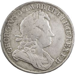 GREAT BRITAIN: George I, 1714-1727, AR crown, 1716. F