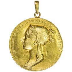 GREAT BRITAIN: Victoria, 1837-1901, AV medal (31.62g), 1838. EF