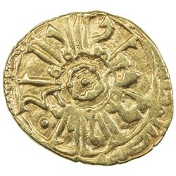 SICILY: Guglielmo I, 1154-1166, AV tari (1.04g), NM, AH549. VF