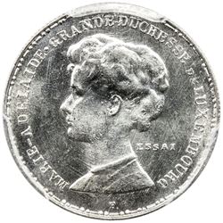 LUXEMBOURG: Marie-Adelaide, 1912-1919, AR 50 centimes, 1914. PCGS SP