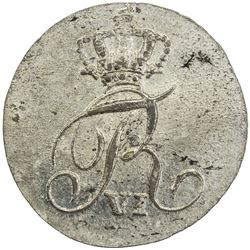 NORWAY: Frederik VI, 1808-1839, BI 4 skilling, 1809. AU