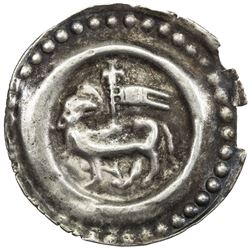 ST. GALLEN: Anonymous, ca. 1295-1350, AR bracteate (0.39g). VF