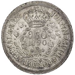 BRAZIL: Joao VI, 1818-1822, AR 960 reis, 1820-R. AU