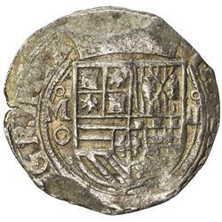 MEXICO: Felipe II, 1556-1598, AR 4 reales (13.75g), ND-Mo. VF