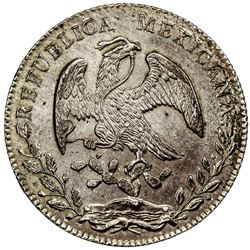 MEXICO: AR 8 reales, 1873-Go. AU