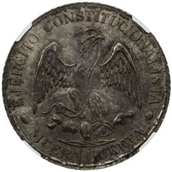 MEXICO: Revolutionary Issue, AR peso, Durango, 1914. NGC MS63
