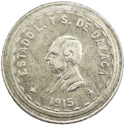 MEXICO: Revolutionary Issue, AR 2 pesos, Oaxaca, 1915. AU