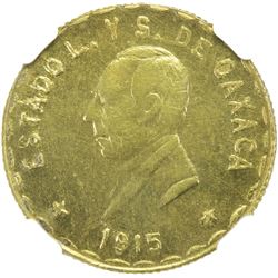 MEXICO: Revolutionary Issue, AV 10 pesos, Oaxaca, 1915. NGC MS62