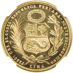 PERU: AV 50 soles, 1969. NGC MS64