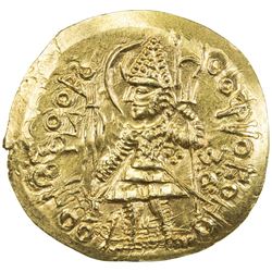 KUSHAN: Vasudeva I, ca. 190-230, AV dinar (8.14g). UNC