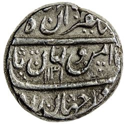 MUGHAL: Shah Jahan II, 1719, AR rupee (11.12g), Tatta, AH1131 year one (ahad). VF-EF