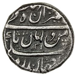 MUGHAL: Shah Jahan II, 1719, AR rupee (11.40g), Tatta, AH1131 year one (ahad). VF