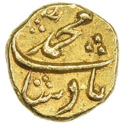 MUGHAL: Muhammad Shah, 1719-1748, AV 1/2 pagoda (1.41g), Ganjikot, year 41. EF