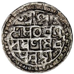 COOCH BEHAR: Vira Naraya, 1627-1633, AR rupee (9.89g), SE1547 year 118. VF-EF