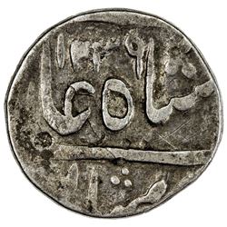 HYDERABAD: Sikandar Jah, 1803-1829, AR rupee (10.96g), Farkhanda Bunyad Hyderabad, AH1239. VF