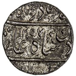 HYDERABAD: Nasir al-Daula, 1829-1857, AR 1/2 rupee (5.59g), Farkhanda Bunyad Hyderabad, AH1257 year