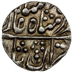 JAIPUR: AR 1/8 rupee (1.44g), Sawai Jaipur, year 6. EF