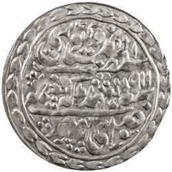 JAIPUR: Madho Singh II, 1880-1922, AR nazarana rupee (10.58g), Sawai Jaipur, 1911 year 32. EF-AU