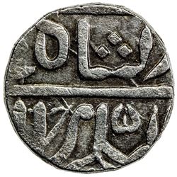 JANJIRA ISLAND: Sidi Ibrahim Khan II, 1803-1825, AR rupee (11.17g), Janjira, ND. VF-EF