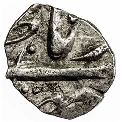 KASHMIR: AR 1/16 rupee (0.65g), Srinagar, ND. EF