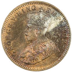 SAILANA: George VI, 1910-1936, AE 1/4 anna, 1912. BU