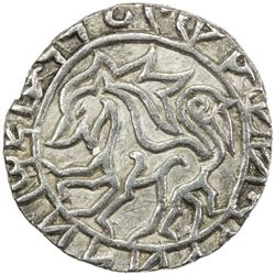 TRIPURA: Ratna Manikya, 1464-1489, AR tanka (10.50g), SE1386. VF