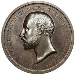 BRITISH INDIA: Victoria, Empress, 1876-1901, AE medal, 1886. AU