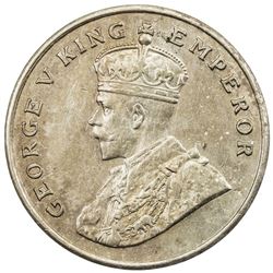 BRITISH INDIA: George V, 1910-1936, 8 annas, 1919(c). EF-AU