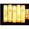Image 2 : (5) Rolls of circulated U.S. "Wheat Cents" which 'Doc' had labeled as good ones and priced at $15 pe