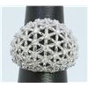 Image 1 : 14K WHITE GOLD RING 11.10GRAM DIAMOND 0.91CT