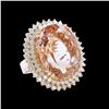 Image 1 : 40.22CT NATURAL MORGANITE 14K R/G RING