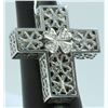 Image 2 : 14K WHITE GOLD PENDANT 15.13GRAM  DIAMOND 0.27CT