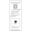 Image 3 : 4.84ct NATURAL COLUMBIAN EMERALD 14K WHITE GOLD NECKLACE