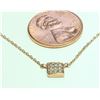 Image 2 : 14K ROSE GOLD PENDANT WITH CHAIN 1.91g/Diamond 0.09ct