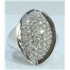 Image 1 : 14K WHITE GOLD RING 8.91 GRAM  DIAMOND 1.27CT