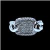 Image 2 : 1.26CT NATURAL DIAMOND 14K WHITE GOLD RING