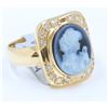 Image 2 : 14K YELLOW GOLD CAMEO RING