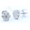 Image 1 : 14K WHITE GOLD EARRING:3.18GRAMS2400/DIAMOND:1.34CT/#R8016