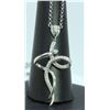 Image 1 : 14K WHITE GOLD PENDANT 5.30GRAM  DIAMOND 0.33CT