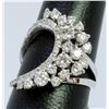 Image 2 : 14K WHITE GOLD RING 5.10GRAM  DIAMOND 1.50CT