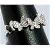 Image 2 : 14K WHITE GOLD RING 2.90GRAM  DIAMOND 0.27CT