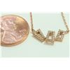 Image 1 : 14K ROSE GOLD PENDANT 2.3g/Diamond 0.2ct