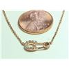 Image 1 : 14K ROSE GOLD PENDANT WITH CHAIN 2.4g/Diamond 0.11ct