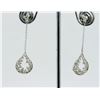 Image 1 : 14K WHITE GOLD EARRING 2.80GRAM  DIAMOND 0.76CT