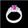 Image 1 : 1.64CT NATURAL RUBY 14K W/G RING