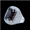 Image 2 : 24.25CT NATURAL BIO Tourmaline 14K W/G RING